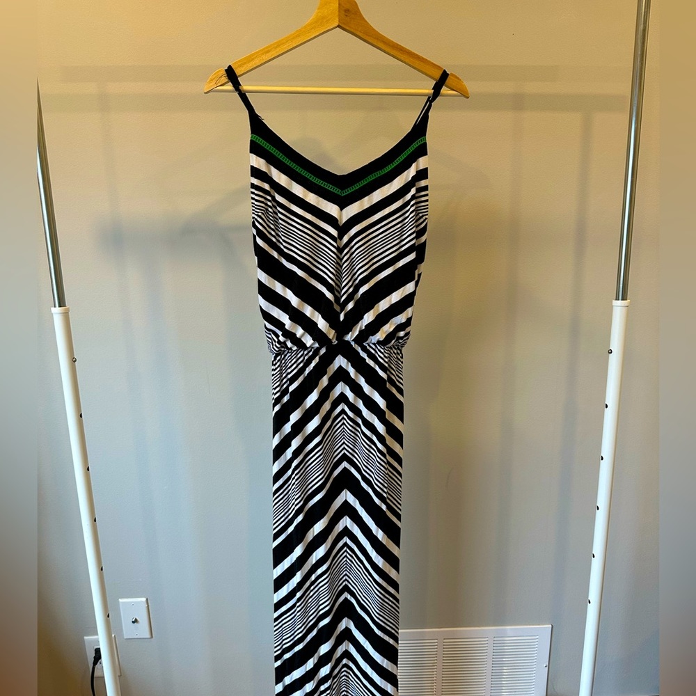Black and white Dex Maxi dress